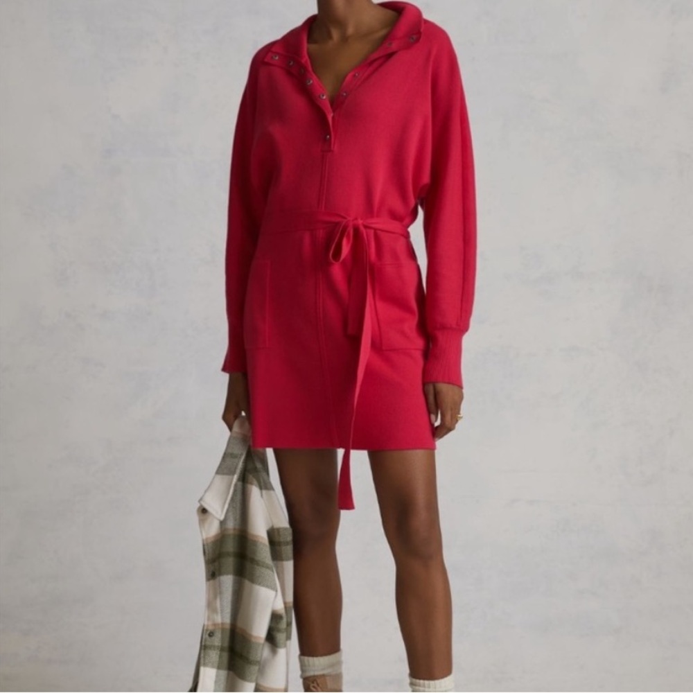 Anthropologie Daily Practice‎ Pink Knit Sweater Dress